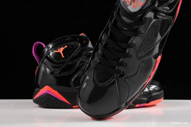 Patent Retro Black Air Jordan 7 313358-006 0713